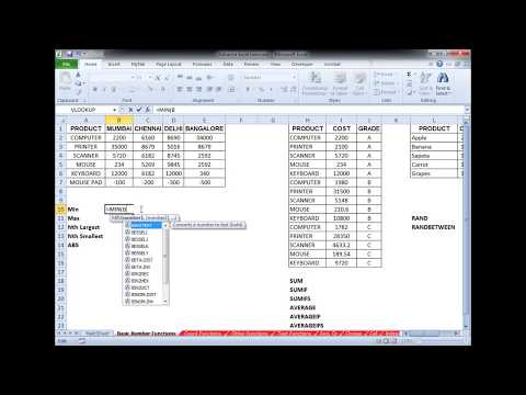 Advance Excel Class - Easy and simple examples