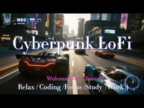 《Neon Night Drive | 1 Hour Dark Synthwave LoFi | Relaxing & Calm》