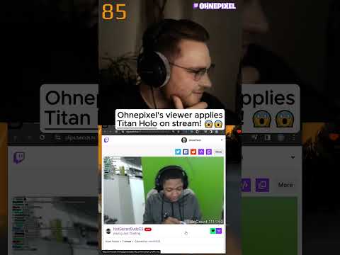 Ohnepixel's viewer applies a TITAN HOLO on stream! #cs2 #gaming #ohnepixel #shorts
