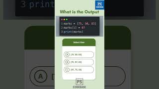What is the Output? #coding #python #pythonquiz #pythonprogramming #code #output