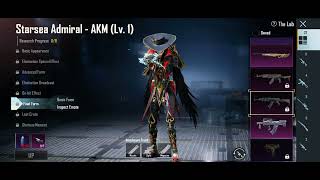 New AKM upgrade hit on effect | Starsea Admiral - 20k UC ready to max it ❄️❄️❄️