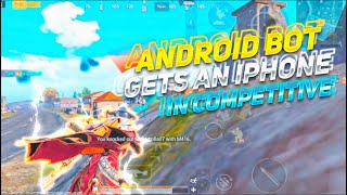 ANDROID BOT GETS AN I PHONE IN COMPETITIVE 🔥| BATTLE GROUND MOBILE I BGMI MOBILE | HIDDEN BEAST