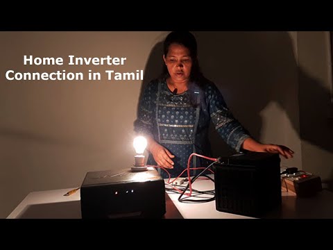 How to do Home Inverter Connection | Home UPS Connection | Tamil | Home inverter UPS Installation