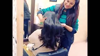 Advance Layer hair cut in Long Hair #layer #layerhaircut #advance #hair