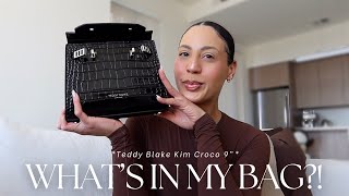 WHAT'S IN MY BAG SPRING 2025?! | Teddy Blake Kim Croco 9” Unboxing Review