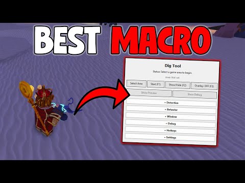 *BEST* Auto Dig Macro Roblox! How To Macro In Dig Roblox! (Roblox Dig)