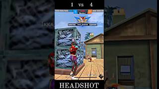 IMPOSSIBLE 🍷#shorts#freefire#1vs4hacker