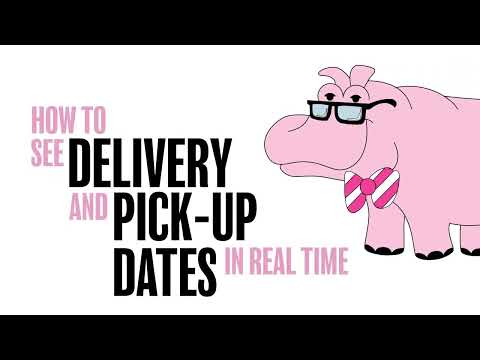 How To See Delivery and Pick-Up Dates in Real Time