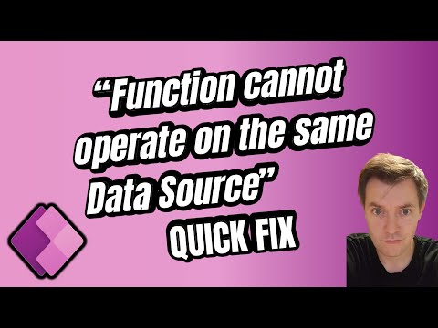 Function cannot operate on same Data Source that is used in ForAll - Quick Fix- Power Apps Error #36