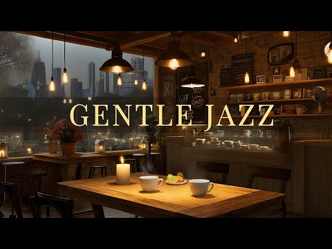Cozy Coffee Shop With Soothing Jazz ☕ Creating A Peaceful Ambiance For Study, Work & Relax