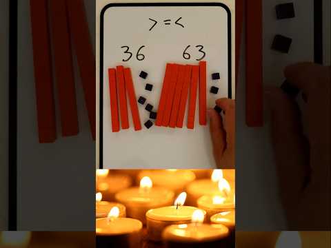 Comparing numbers made easy for primary aged kids with #mathsanxiety #adhd #dyscalculia