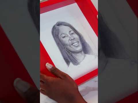 Drawing my sister to surprise her #art #portrait #drawing #portraitartist #sketch