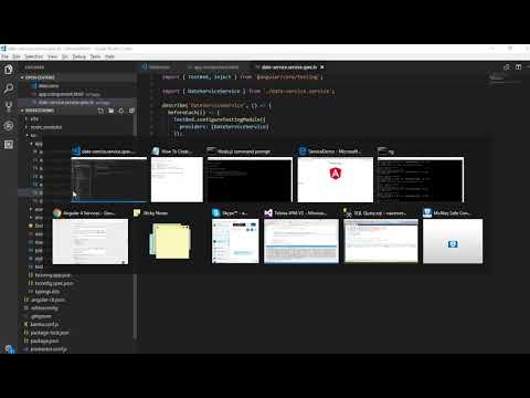 Angular 5 and 4 - Creating and Using Services