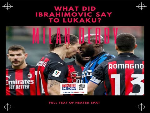 LUKAKU AND IBRAHIMOVIC FIGHT SCENE