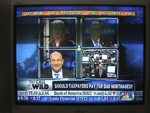 Santelli Arguing against "redistrubutionism".