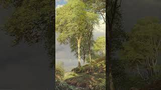 Walking by the Tree  | Art for Frame Tv | Frame TV Art Oil Painting | Framed TV Wallpaper #art t