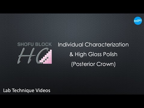 Individual Characterization & High Gloss Polish (Posterior Crown)
