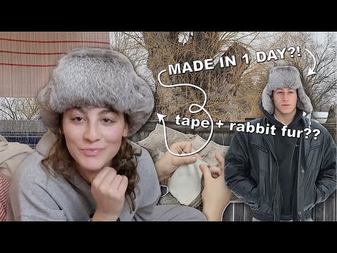 RECYCLING FUR? | My Brother’s *Dream* FUR Hat in 1 DAY