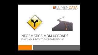 Leverage the Full Power of Informatica MDM v10