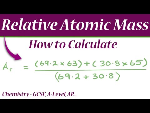 How to Calculate Relative Atomic Mass - Super Easily! GCSE Chemistry