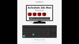 3D Shortcut Series - Day 5 | Clone Object Selection | Autodesk 3ds Max