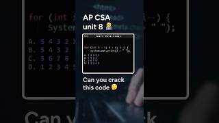 APCSA Practice: What Does This Java For Loop Print? 💻