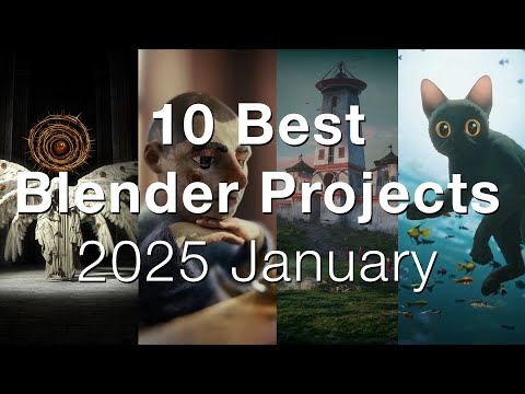 The 10 Best Blender Projects || January 2025