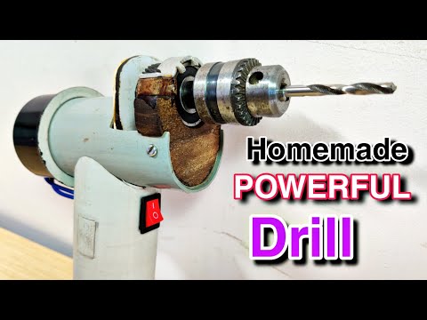 Building a Homemade Power Drill using 775 dc Motor