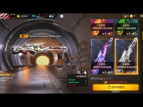 AWM INCUBATOR BEST SKIN || FREE FIRE || FREE FIRE MAX