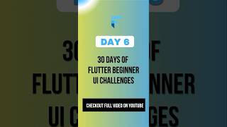 Flutter UI Challenges (Demo) : Day 6 Creating a Registration Page for beginners | 30 Days of Flutter