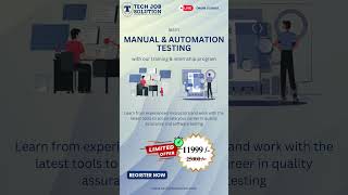 Manual Testing vs Automated Testing || Manual and automation testing course