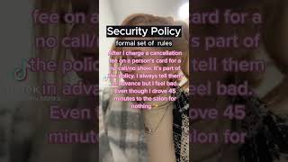 Security Policy