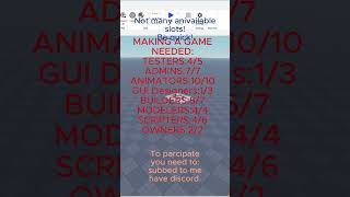 Making a game pt 4 #Viral #roblox #makingagame #robloxstudio #viral #pfp