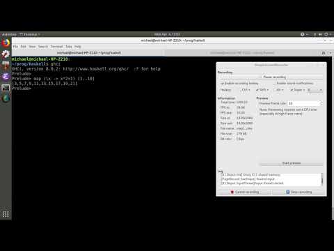 Haskell's map function