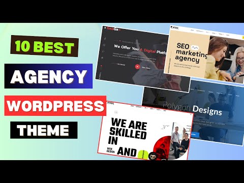 10 Best Agency WordPress Themes. Top WordPress Themes for Startup, Creative Agency WordPress Website