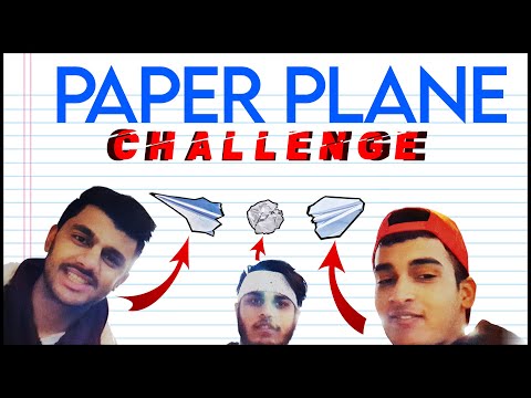 Paper Plane Challenge (World's HOTTEST pepper forfeit)
