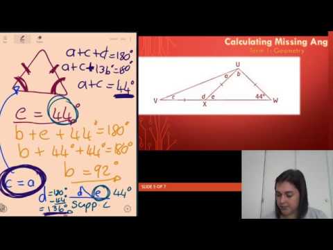 Calculating missing angles