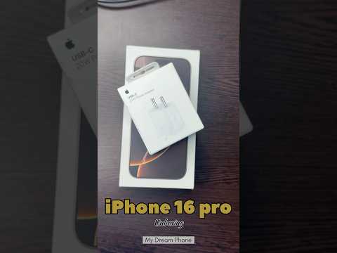 📱IPhone 16 pro Unboxing #iphone16pro #iphoneunboxing #iphone #iphone16prounboxing