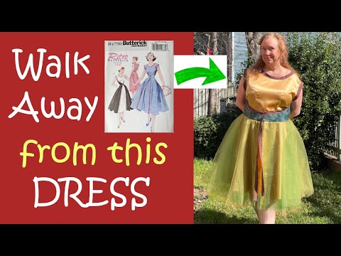 Making the Walkaway Dress (AKA Butterick 4790)