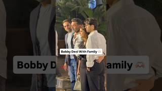 Bobby Deol With Family Grace The Special Screening Of Movie Ikkis#bobbydeol #abhaydeol #ikkis