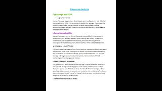 #Fairclough#discourse analysis#literary notes