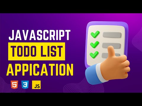 Build a Todo list using HTML CSS and JavaScript #htmlcssjs #htmlcssproject