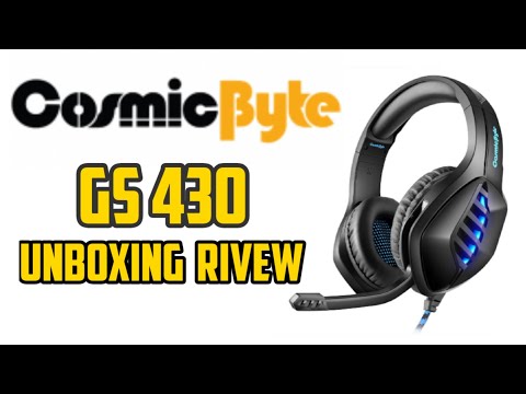 cosmic byte GS430 gaming headphones unboxing / review / best gaming headphones under 1300/-🔥