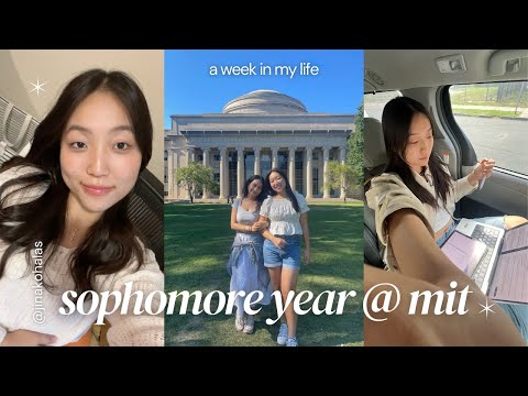 week in my life: MIT sophomore year edition 🌟 | study/morning routines 📚, dorm tour, hwachae night 🍉