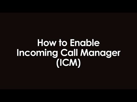 Enabling Incoming Call Manager with Phone Power