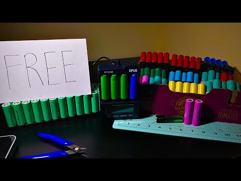 Where to Get FREE 18650s! (Not from laptops)