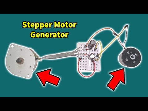 2x MORE POWER OUTPUT (stepper motor generator)