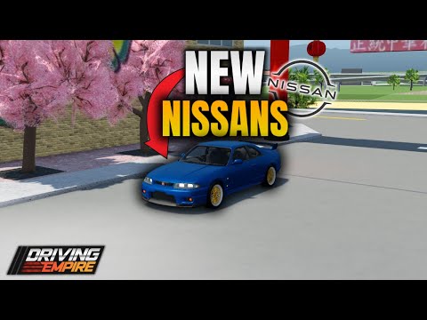 *NEW* NISSANS Licensed in Driving Empire!