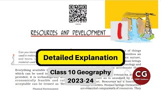 Resources and Development Class 10 Detailed Explanation