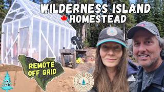 Off Grid Life on Our Remote Island | Couple Builds a Homestead